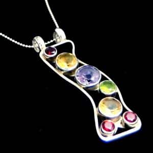 real stone necklace
