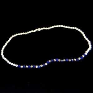 Silver Lapis bracelet
