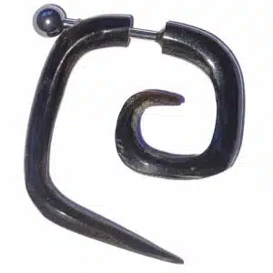 fake spiral ear stretcher