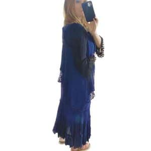 Sleeveless kimono jacket