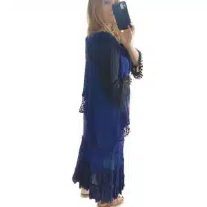 Sleeveless kimono jacket