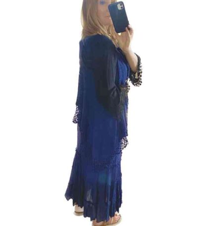 Sleeveless kimono jacket