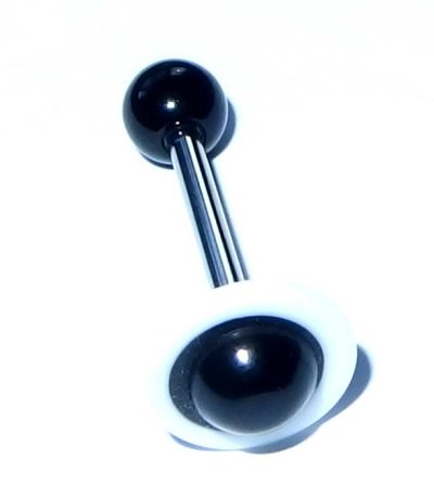 UV Tongue piercing