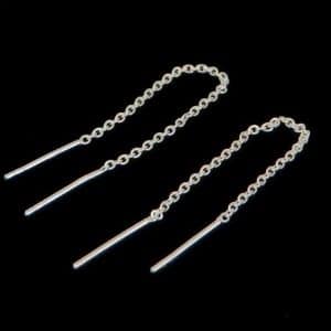 Chain Bar Thread earrings