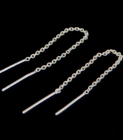 Chain Bar Thread earrings