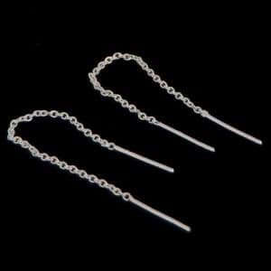 Chain Bar Thread earrings