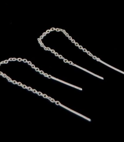 Chain Bar Thread earrings