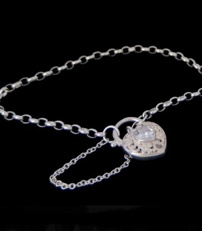 Sterling Silver heart bracelet NZ