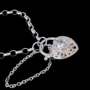 Sterling Silver heart bracelet NZ