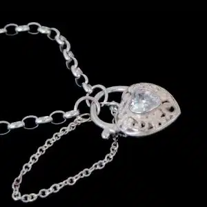 Sterling Silver heart bracelet NZ