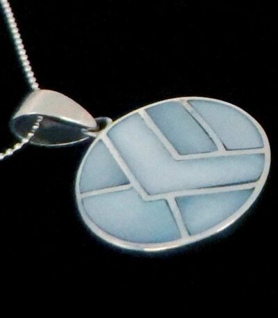 Mosaic mother pearl necklace