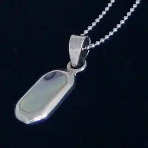 Abalone shell silver necklace NZ