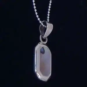 Abalone shell silver necklace NZ