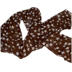 Silky Brown Scarf