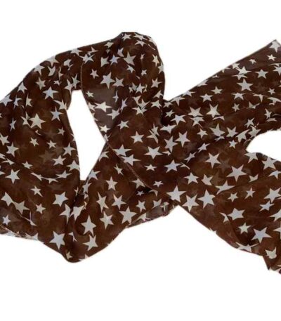 Silky Brown Scarf