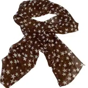 Silky Brown Scarf