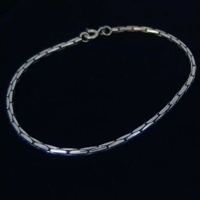 Silver Snake Chain Bracelet Sterling Silver Snake Bracelet