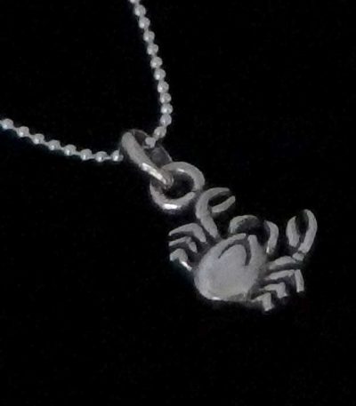 Zodiac cancer sign necklace