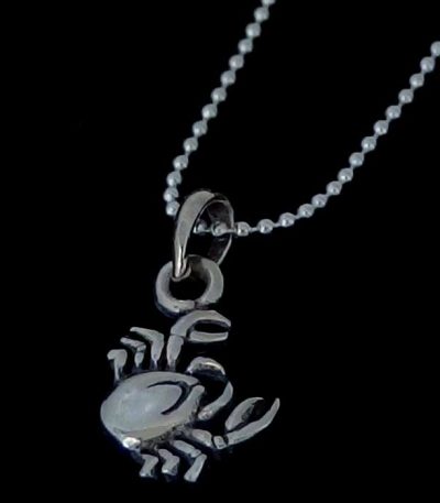 Zodiac cancer sign necklace