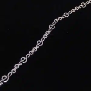 Silver Treble clef chain