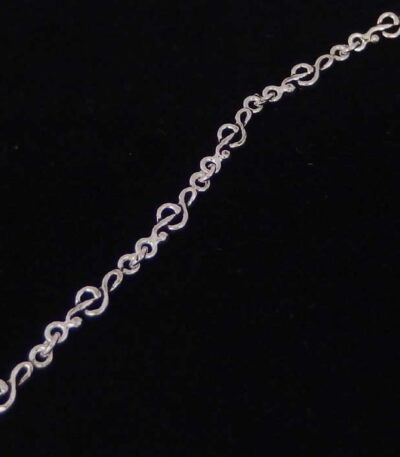 Silver Treble clef chain