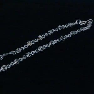 Koru Spiral chain anklet NZ