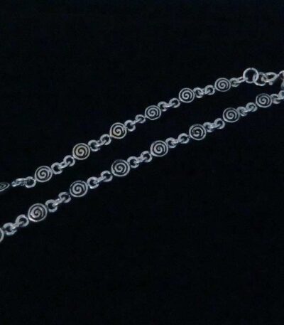 Koru Spiral chain anklet NZ