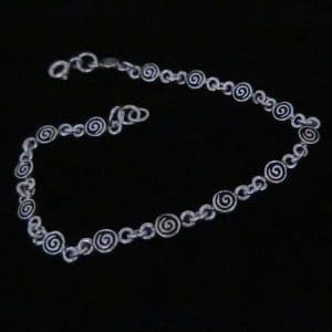 Koru Spiral chain bracelet NZ