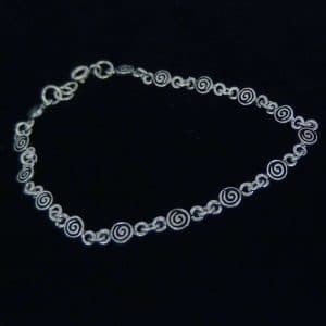 Koru Spiral chain bracelet NZ