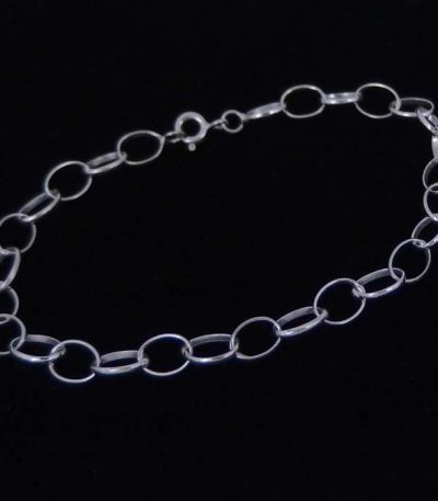 Silver Bracelet to add charms