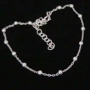 Sterling silver chain bracelet