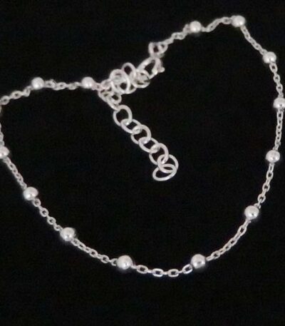 Sterling silver chain bracelet