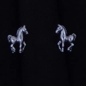 Sterling Silver horse earrings