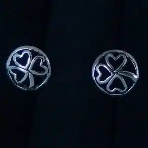Lucky love stud earrings