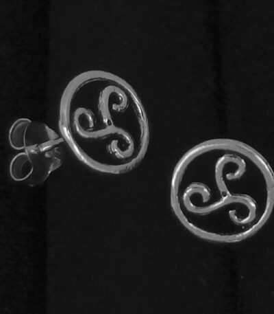 Silver Celtic Stud Earrings