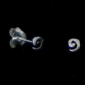 Sterling silver spiral studs NZ