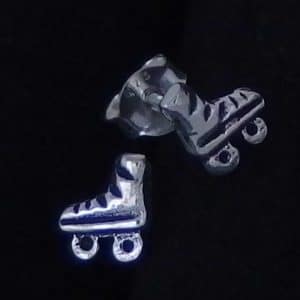Sterling Silver Skater studs
