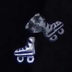 Sterling Silver Skater studs