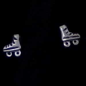 Sterling Silver Skater studs