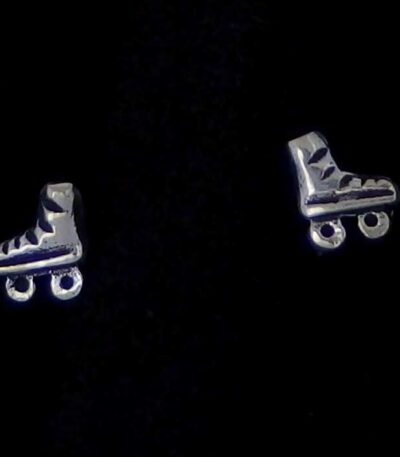 Sterling Silver Skater studs