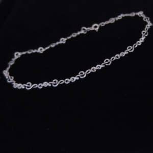 Silver Treble clef bracelet