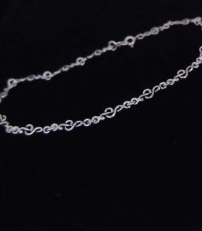 Silver Treble clef bracelet