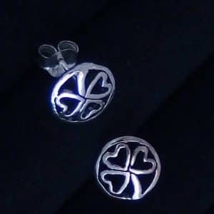 Lucky love stud earrings
