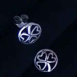 Lucky love stud earrings