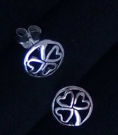 Lucky love stud earrings