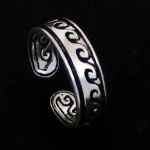 Sterling silver toe rings NZ