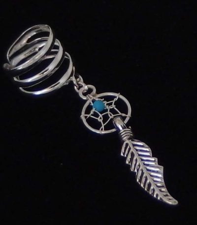 Sterling silver ear cuff