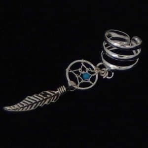 Sterling silver ear cuff