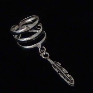 Sterling silver ear cuff