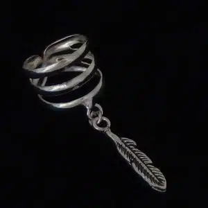 Sterling silver ear cuff